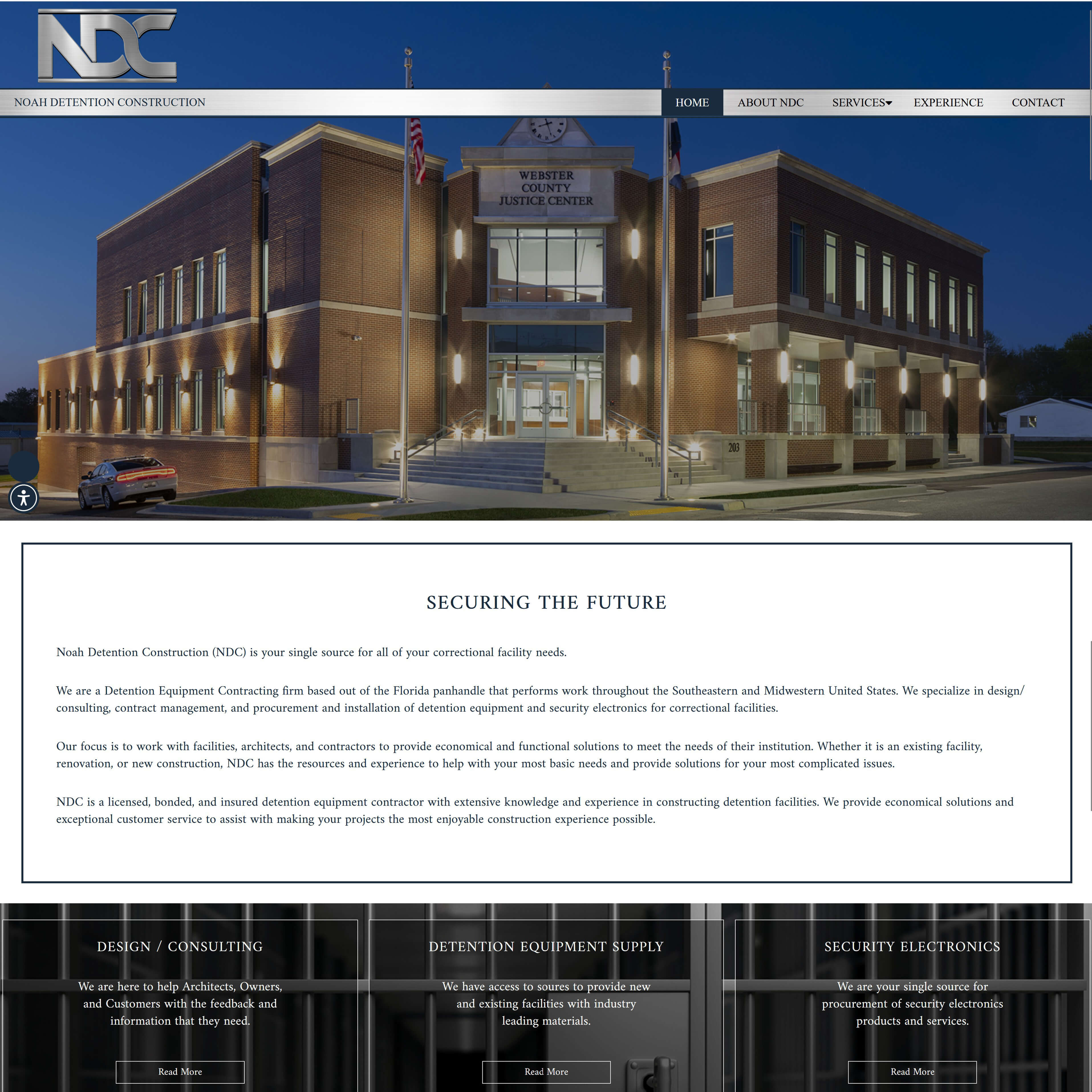 Noah Detention Construction - Correctional Facility Contractor - Central / Southeaster United States